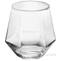 hand blown diamond whiskey glass cup